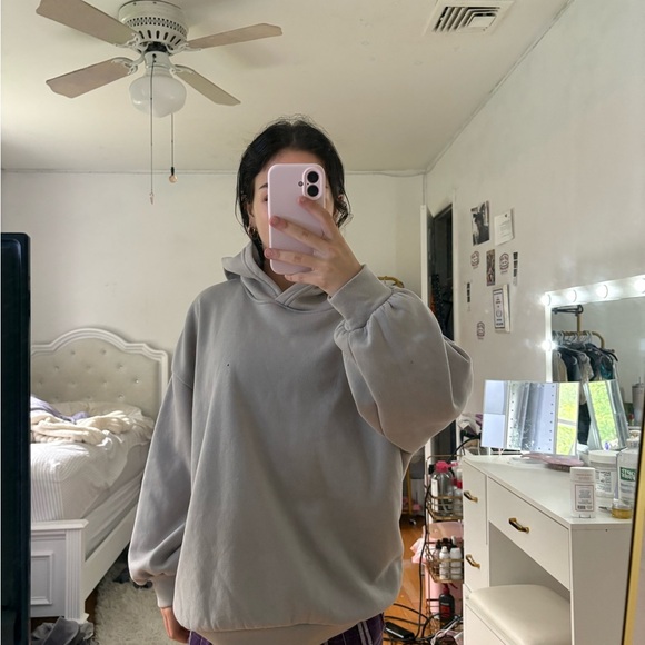 SHEIN Tops - Gray Women's Hoodie Sweater